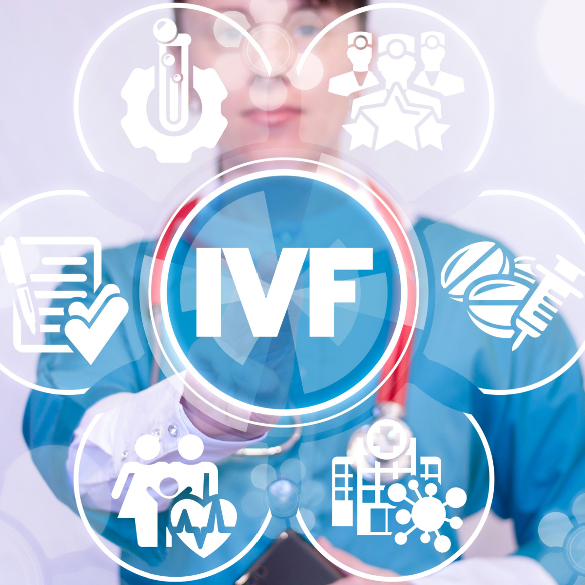 A graphic of IVF