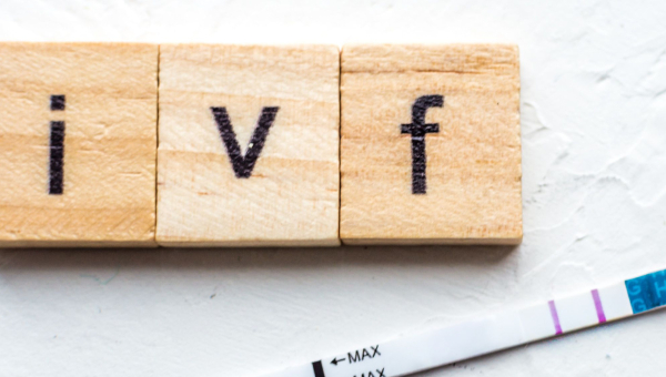 Positive pregnancy strip