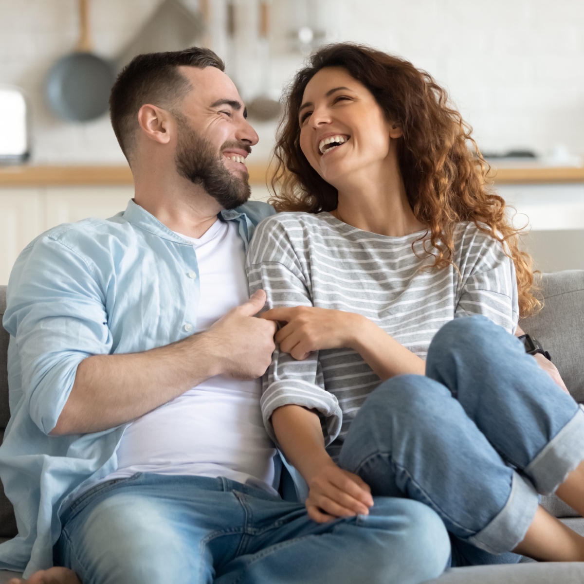 A happy couple undergoing Kingwood IVF