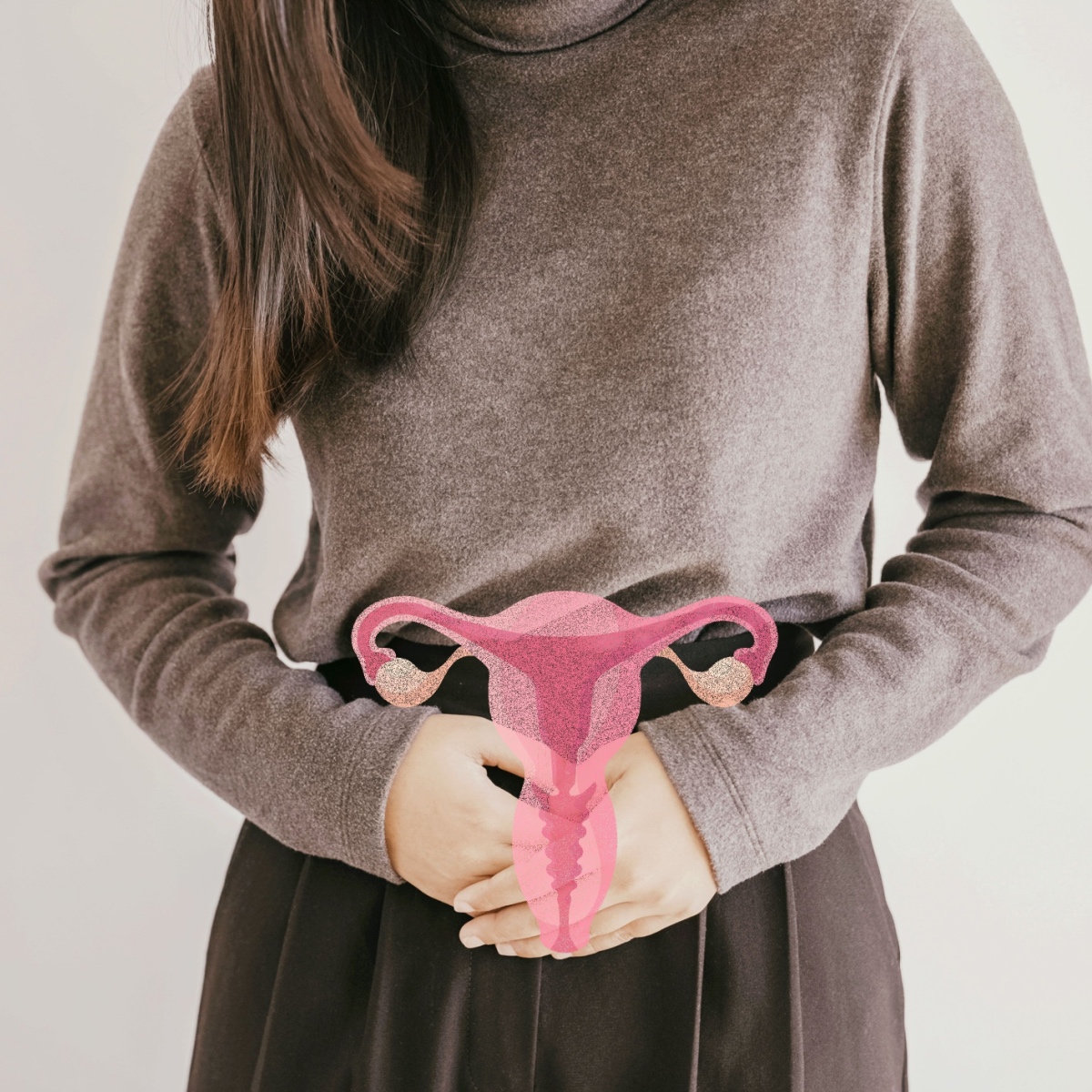 A graphic of a woman's uterus in preparation for Kingwood IVF