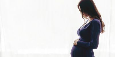 woman carrying baby from kingwood ivf with gestational surrogate