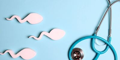 A graphic on male infertility