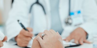 A couple consulting with a Kingwood IVF specialist