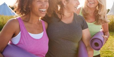 A happy group of women in their 40s