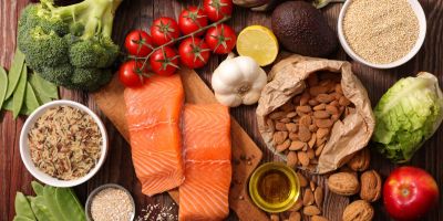 Vegetables, fruits, nad other healthy items as part of a Kingwood IVF diet