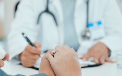 A couple consulting with a Kingwood IVF specialist